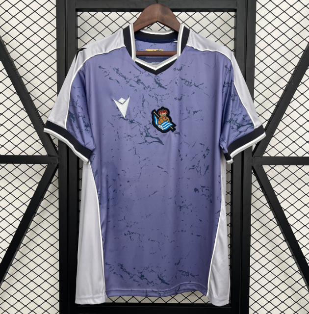 2025-26 Real Sociedad Away Soccer Jersey Shirt